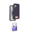 ieg™ iPhone 17 Kılıf Vadi Klasik Serisi - Siyah Bilvis 5in1 5D Magic Hayalet Cam Ekran Koruyucu