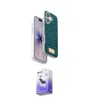 ieg™ iPhone 17 Kılıf Vadi Klasik Serisi - Siyah Bilvis 5in1 5D Magic Hayalet Cam Ekran Koruyucu