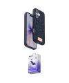 ieg™ iPhone 17 Kılıf Vadi Klasik Serisi - Siyah Bilvis 5in1 5D Magic Hayalet Cam Ekran Koruyucu