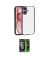 ieg™ iPhone 17 Kılıf Vadi Minimal - Şeffaf 360 Full Body Arka Koruyucu