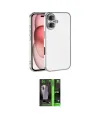 ieg™ iPhone 17 Kılıf Vadi Minimal - Siyah 360 Mat Full Body Arka Koruyucu