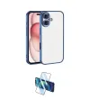 ieg™ iPhone 17 Kılıf Vadi Minimal - Siyah 3D Antistatik Cam Ekran Koruyucu