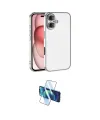 ieg™ iPhone 17 Kılıf Vadi Minimal - Siyah 3D Antistatik Seramik Nano Ekran Koruyucu