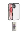ieg™ iPhone 17 Kılıf Vadi Minimal - Siyah Bilvis 3D Cam Ekran Koruyucu