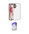 ieg™ iPhone 17 Kılıf Vadi Minimal - Siyah Bilvis 5in1 3D Magic Cam Ekran Koruyucu