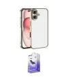 ieg™ iPhone 17 Kılıf Vadi Minimal - Siyah Bilvis 5in1 5D Magic Hayalet Cam Ekran Koruyucu