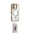 ieg™ iPhone 17 Kılıf Yadigar Asil Koleksiyonu - Siyah Bilvis 3D Cam Ekran Koruyucu