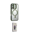 ieg™ iPhone 17 Kılıf Yadigar Asil Koleksiyonu - Siyah Bilvis 3D Cam Ekran Koruyucu