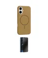 ieg™ iPhone 17 Kılıf Yankı Form Serisi - Siyah 3D Antistatik Hayalet Cam Ekran Koruyucu