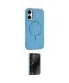 ieg™ iPhone 17 Kılıf Yankı Form Serisi - Siyah 3D Antistatik Hayalet Cam Ekran Koruyucu