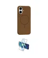 ieg™ iPhone 17 Kılıf Yankı Form Serisi - Siyah 3D Antistatik Seramik Nano Ekran Koruyucu