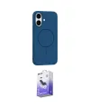 ieg™ iPhone 17 Kılıf Yankı Form Serisi - Siyah Bilvis 5in1 5D Magic Hayalet Cam Ekran Koruyucu