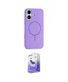 ieg™ iPhone 17 Kılıf Yankı Form Serisi - Siyah Bilvis 5in1 5D Magic Hayalet Cam Ekran Koruyucu