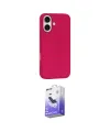 ieg™ iPhone 17 Kılıf Yankı Form Serisi - Siyah Bilvis 5in1 5D Magic Hayalet Cam Ekran Koruyucu