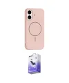 ieg™ iPhone 17 Kılıf Yankı Form Serisi - Siyah Bilvis 5in1 5D Magic Hayalet Cam Ekran Koruyucu