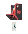 ieg™ iPhone 17 Kılıf Yörünge Çizgi - Şeffaf Pasifik Cam Ekran Koruyucu