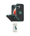 ieg™ iPhone 17 Kılıf Yörünge Çizgi - Şeffaf Pasifik Cam Ekran Koruyucu