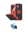 ieg™ iPhone 17 Kılıf Yörünge Çizgi - Siyah 3D Antistatik Seramik Nano Ekran Koruyucu
