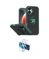 ieg™ iPhone 17 Kılıf Yörünge Çizgi - Siyah 3D Antistatik Seramik Nano Ekran Koruyucu