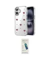 ieg™ iPhone 17 Kılıf Yörünge Form - Şeffaf Pasifik Cam Ekran Koruyucu