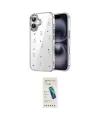 ieg™ iPhone 17 Kılıf Yörünge Form - Şeffaf Pasifik Cam Ekran Koruyucu