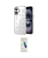 ieg™ iPhone 17 Kılıf Yörünge Form - Şeffaf Pasifik Cam Ekran Koruyucu