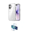 ieg™ iPhone 17 Kılıf Yörünge Form - Siyah 3D Antistatik Cam Ekran Koruyucu