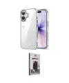 ieg™ iPhone 17 Kılıf Yörünge Form - Siyah Bilvis Hayalet Cam Ekran Koruyucu