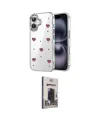 ieg™ iPhone 17 Kılıf Yörünge Form - Siyah Bilvis Hayalet Cam Ekran Koruyucu