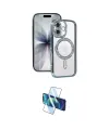 ieg™ iPhone 17 Kılıf Zirve Doku Prime - Siyah 3D Antistatik Cam Ekran Koruyucu