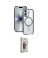 ieg™ iPhone 17 Kılıf Zirve Doku Prime - Siyah Bilvis 3D Cam Ekran Koruyucu