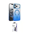 ieg™ iPhone 17 Pro Kılıf Ahenk Doku Özel Seri - Siyah Bilvis 3X AR Hayalet Cam Ekran Koruyucu