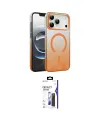 ieg™ iPhone 17 Pro Kılıf Ahenk Doku Özel Seri - Siyah Bilvis 3X AR Hayalet Cam Ekran Koruyucu