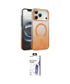 ieg™ iPhone 17 Pro Kılıf Ahenk Doku Özel Seri - Siyah Bilvis 3X AR HD Cam Ekran Koruyucu