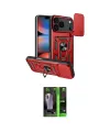 ieg™ iPhone 17 Pro Kılıf Ahenk Klasik - Siyah 360 Mat Full Body Arka Koruyucu