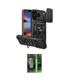 ieg™ iPhone 17 Pro Kılıf Ahenk Klasik - Siyah 360 Mat Full Body Arka Koruyucu