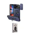 ieg™ iPhone 17 Pro Kılıf Ahenk Klasik - Siyah Bilvis Hayalet Cam Ekran Koruyucu
