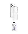 ieg™ iPhone 17 Pro Kılıf Ahenk Minimal Serisi - Siyah Bilvis 3X AR Hayalet Cam Ekran Koruyucu