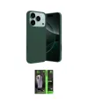 ieg™ iPhone 17 Pro Kılıf Ahenk Serisi - Siyah 360 Mat Full Body Arka Koruyucu
