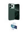 ieg™ iPhone 17 Pro Kılıf Ahenk Serisi - Siyah 3D Antistatik Seramik Nano Ekran Koruyucu