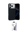 ieg™ iPhone 17 Pro Kılıf Ahenk Serisi - Siyah Bilvis 3X AR Hayalet Cam Ekran Koruyucu