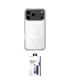 ieg™ iPhone 17 Pro Kılıf Ahenk Yansıma Prime - Siyah Bilvis 3X AR Hayalet Cam Ekran Koruyucu