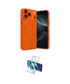 ieg™ iPhone 17 Pro Kılıf Çekirdek Klasik Özel Seri - Siyah 3D Antistatik Cam Ekran Koruyucu