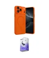 ieg™ iPhone 17 Pro Kılıf Çekirdek Klasik Özel Seri - Siyah Bilvis 5in1 5D Magic Hayalet Cam Ekran Koruyucu
