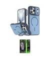 ieg™ iPhone 17 Pro Kılıf Çekirdek Klasik - Siyah 360 Mat Full Body Arka Koruyucu