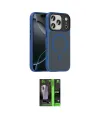 ieg™ iPhone 17 Pro Kılıf Doruk Form Serisi - Şeffaf 360 Full Body Arka Koruyucu