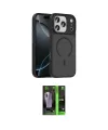 ieg™ iPhone 17 Pro Kılıf Doruk Form Serisi - Şeffaf 360 Full Body Arka Koruyucu