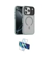ieg™ iPhone 17 Pro Kılıf Doruk Form Serisi - Siyah 3D Antistatik Cam Ekran Koruyucu