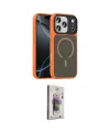 ieg™ iPhone 17 Pro Kılıf Doruk Form Serisi - Siyah Bilvis 3D Cam Ekran Koruyucu