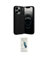 ieg™ iPhone 17 Pro Kılıf Doruk Klasik Özel Seri - Şeffaf Pasifik Cam Ekran Koruyucu
